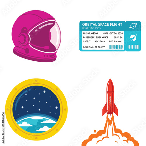 Commercial Space Tourism and Civilian Orbital Flight Set