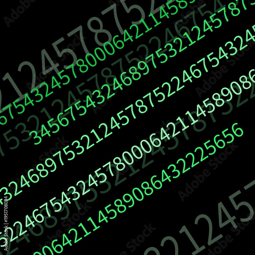 Hintergrund mit Zahlen