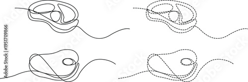 Mathematical knot and link diagrams illustrating transformations and projections Vector