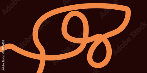 Abstract Color Lines Pattern. 3d graphic of a beautiful woman symbol made of many spheres. Naive squiggle pattern with bright colored textured wavy lines on a light background. 