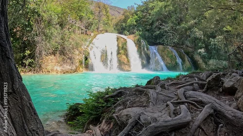 Wallpaper Mural El Chiflon waterfall, Chiapas, Mexico Torontodigital.ca