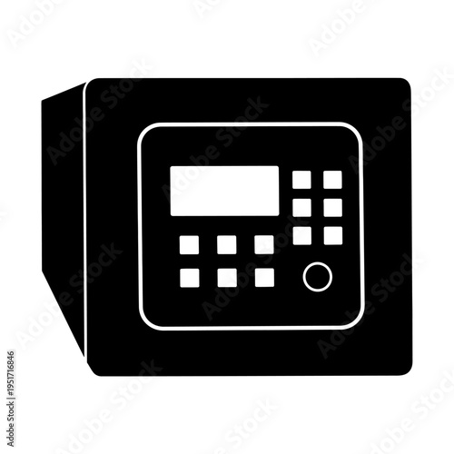 Electric Kiln Controller Pad Silhouette for Pottery Firing and Ceramics Temperature Control