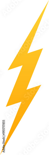 Yellow lightning bolt symbol representing power and energy