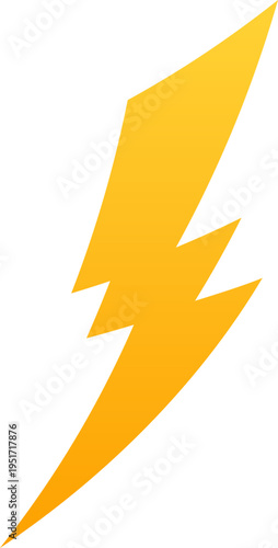 Yellow lightning bolt symbol representing power and energy