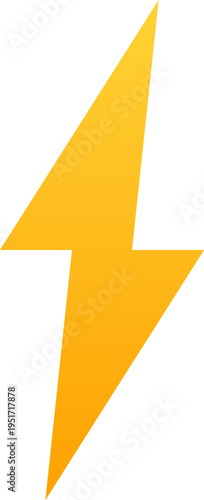 Yellow lightning bolt symbol representing power and energy