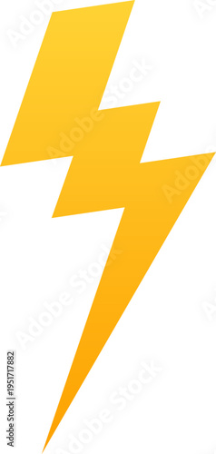 Yellow lightning bolt symbol representing power and speed