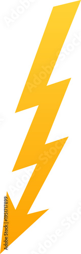 Yellow lightning bolt symbol representing power and energy
