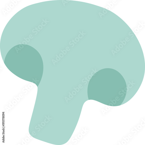 Mushroom icon representing healthy food and cooking