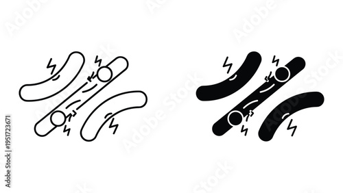 Biological Cells With Electric Current Flowing Through