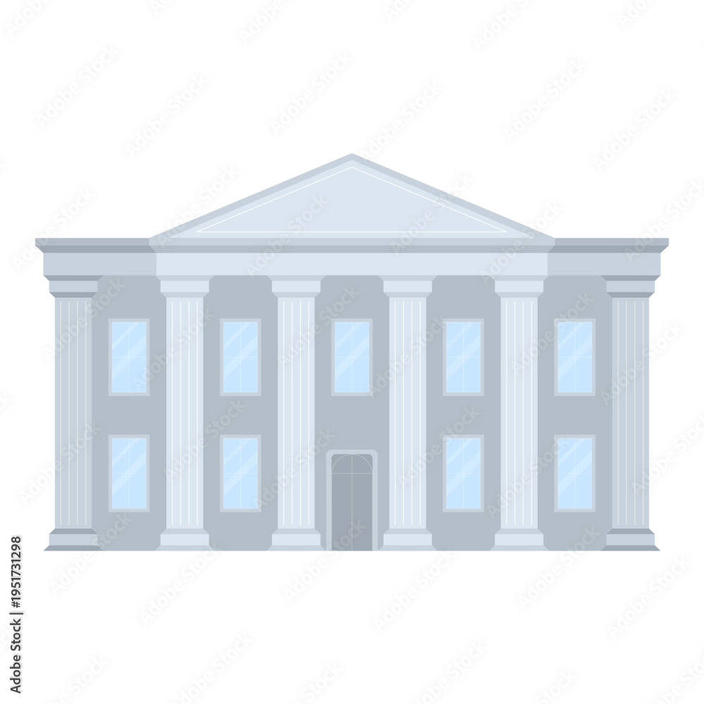 Fototapeta premium Bank Regierungsgebäude