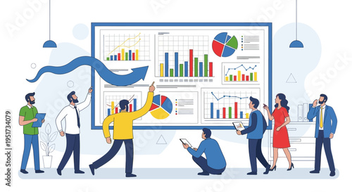 Collaborative B2B Marketing Team Scaling Operations Through Data-Driven Insights and Strategic Performance Analytics