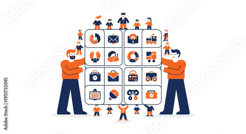 Strategic cross-functional teams building a scalable enterprise framework for data-driven business growth