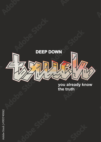 truck tshirt design print