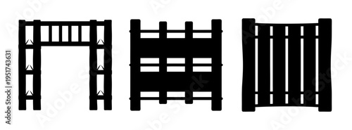 Garden structures trellis archway designs black silhouette outdoor decor landscape elements trellis ideas