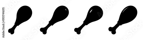 Butter knives set vector illustration black and white kitchen utensils dining equipment design element