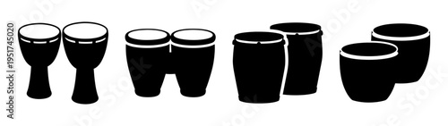 Find the best percussion instruments: discover cuban claves and conga drums for your band music