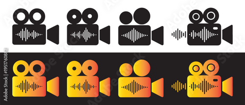 A collection of film cameras and video cameras in various colors and styles showcasing different designs and features.