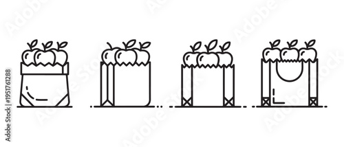 Detailed technical drawings of four mechanical component designs with varying features.