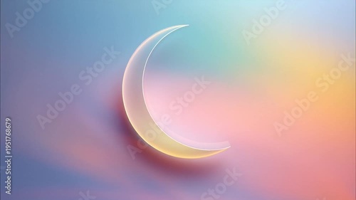 Crescent Moon in the Sky.