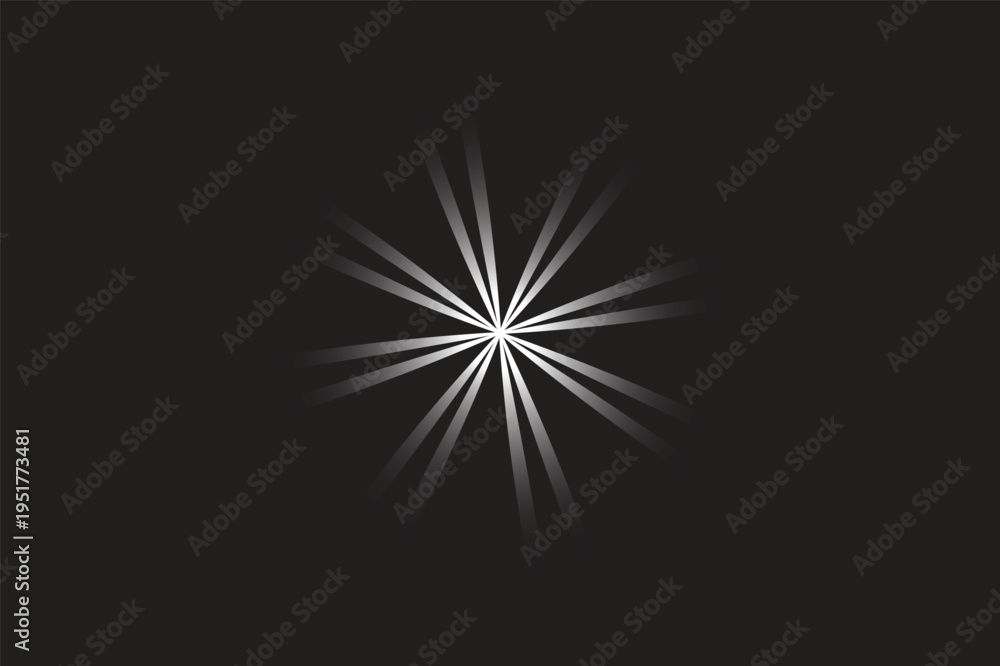 Fototapeta premium Cosmic Star Light Explosion Celebration