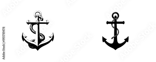 Nautical Anchor Symbol of Navigation and Maritime Adventure