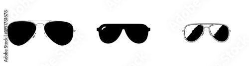 Elegant Vintage Aviator Sunglasses - Classic Style, Dark Lenses