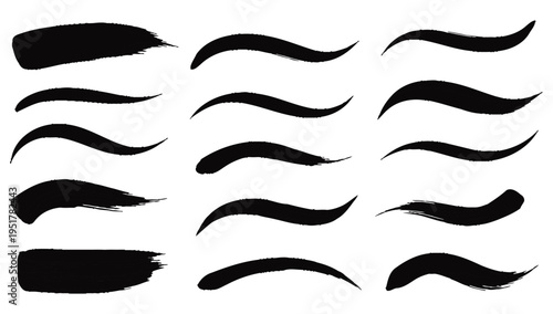 Collection of various eyebrow shapes and styles