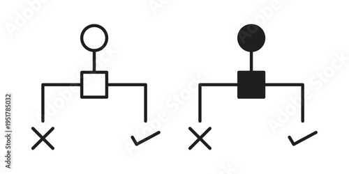 Condition icon linear vector outline, symbol logo design style
