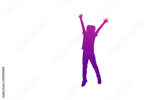 sagome, silhouette, bambino che salta,  felice gioia, felicità, infanzia