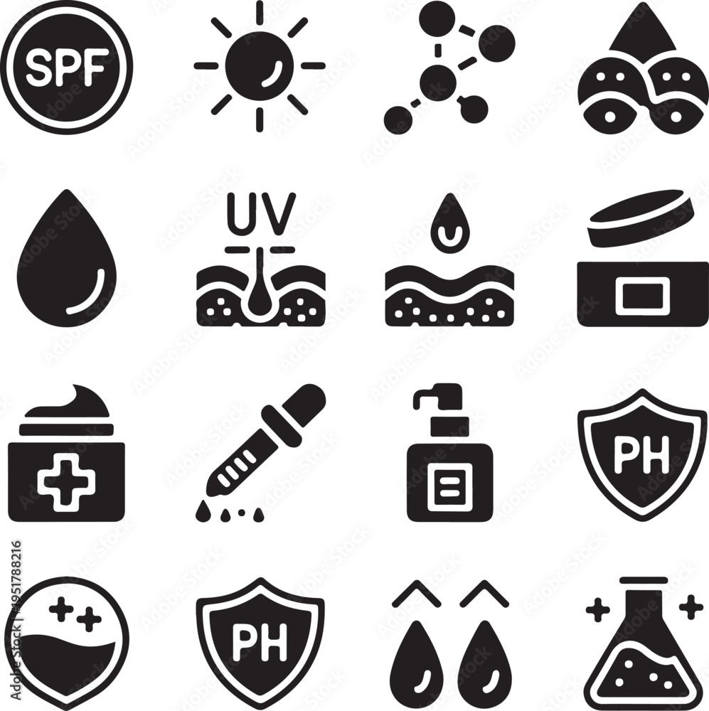 Fototapeta premium icon set