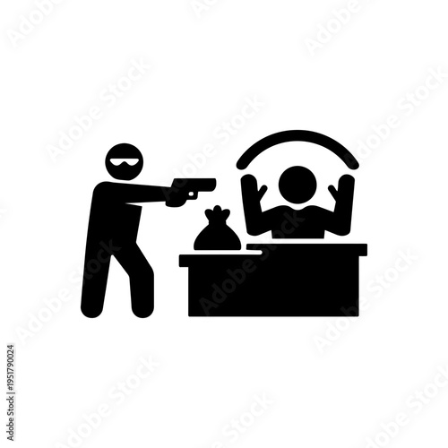 Bank Teller Heist Icon