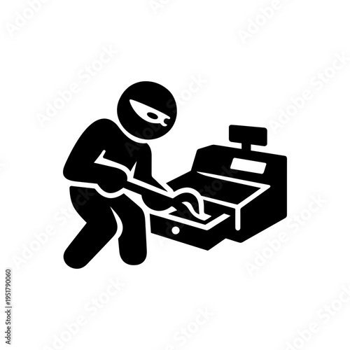 Cash Register Robbery Icon