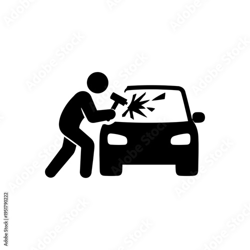 Vehicle Break In Icon