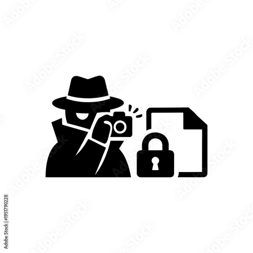 Corporate Data Espionage Icon