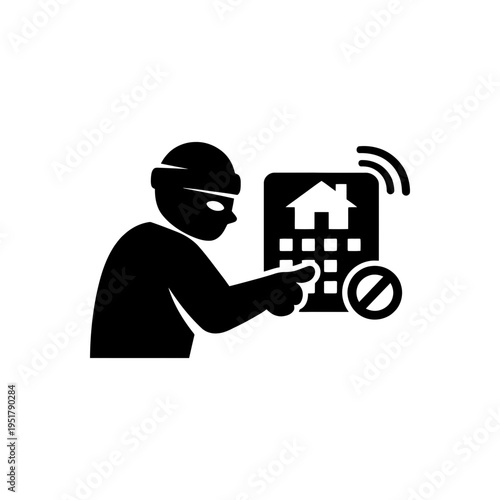 Security Alarm System Tampering Icon
