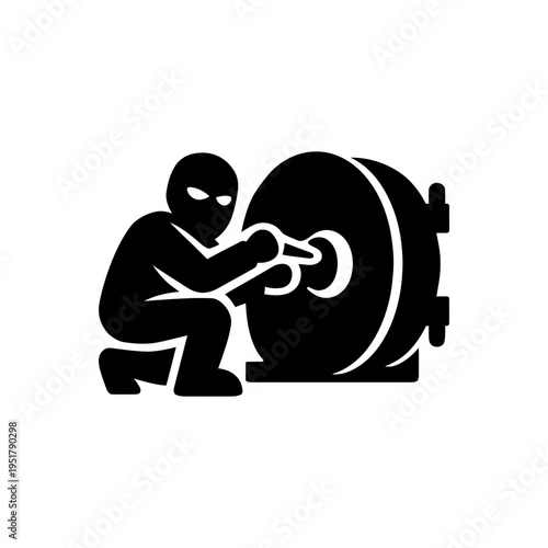 Bank Vault Safe Cracking Icon
