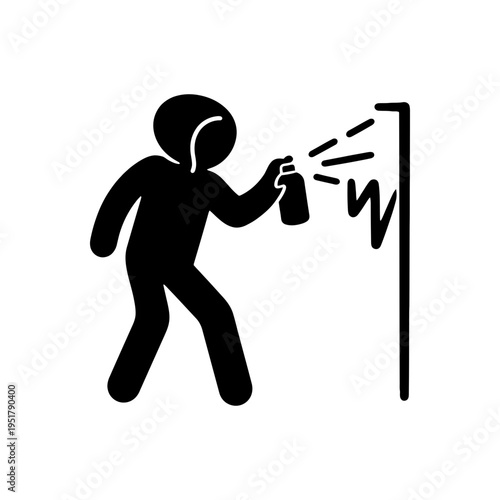 Vandalism Spray Paint Icon