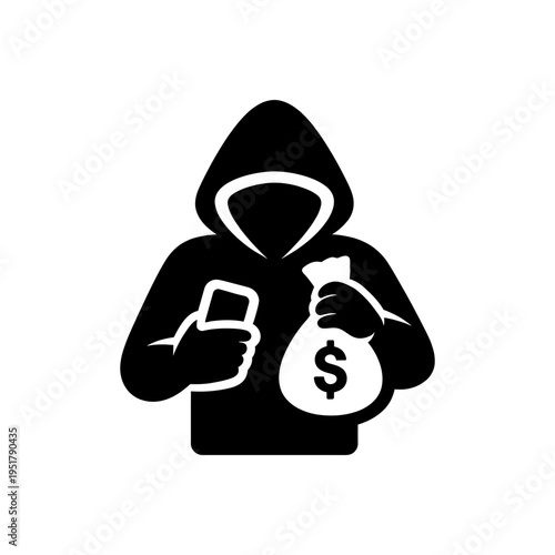 Money Bag Thief Icon