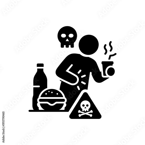 Poisoning Food and Beverage Icon