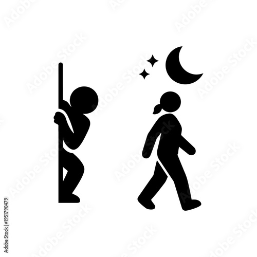 Stalking and Street Harassment Icon