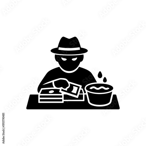 Money Laundering Financial Crime Icon