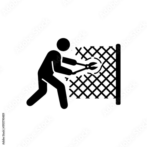 Vandalism and Property Breach Icon