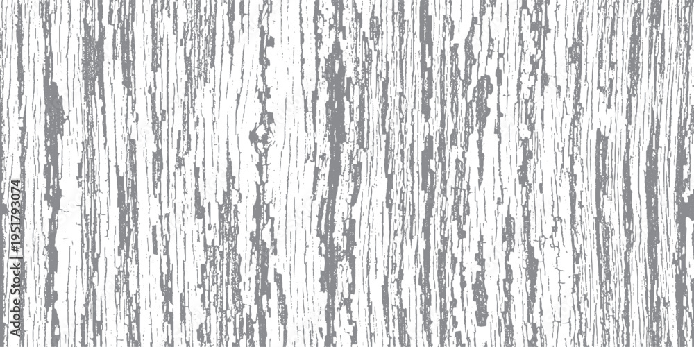 Obraz premium Vertical wooden grain texture background, rough natural pattern with gray lines on white, rustic design element, wood grain, textured background, graphic background