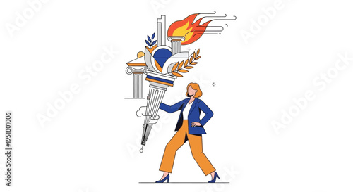 Empowered Female Leader Driving Institutional Change and Innovation Through Visionary Thought Leadership