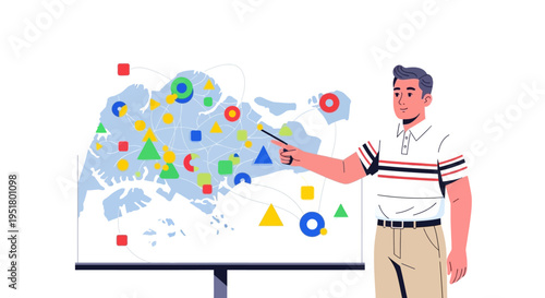 Strategic analyst presenting regional market expansion and data-driven insights for Southeast Asian business growth