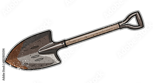 Garden Shovel Illustration