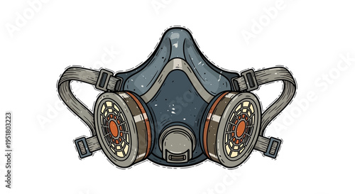 Respirator Mask Graphic