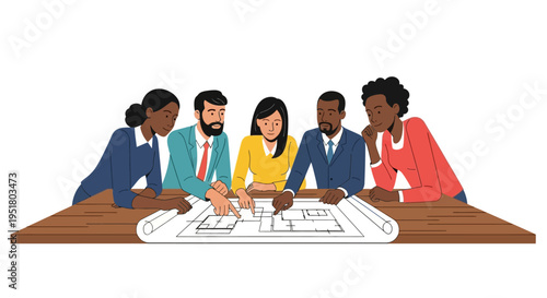 High-performance cross-functional team collaborating on data-driven growth strategies and scalable business solutions for corporate success