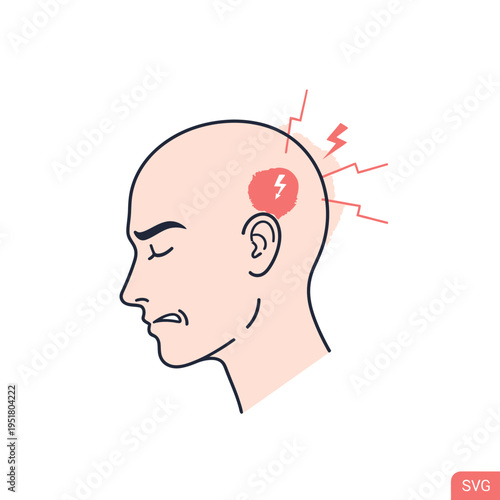 Man with Headache - Visualizing Pain and Discomfort