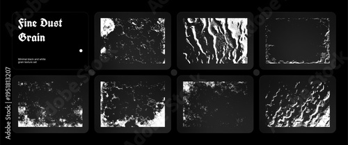 Distressed Grunge Texture Pack Black and White Wall Damage Cracks Dust Overlays